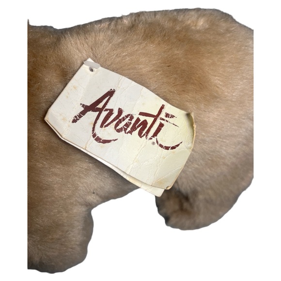 1986 Avanti Applause Golden Retriever Pup Dog Plush Puppy 12" With Tag Vintage - Picture 9 of 10